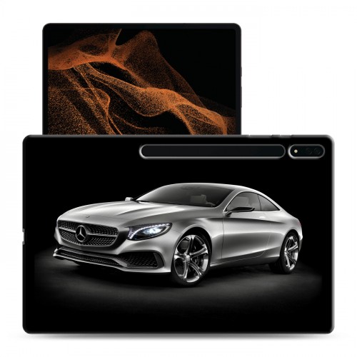 Дизайнерский силиконовый чехол для Samsung Galaxy Tab S8 Ultra  Mercedes