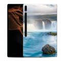 Дизайнерский силиконовый чехол для Samsung Galaxy Tab S8 Ultra водопады
