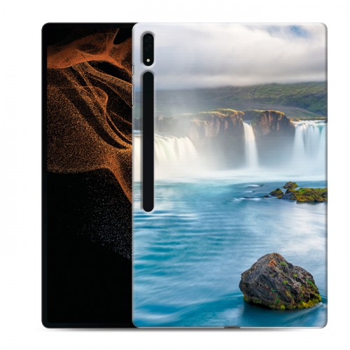 Дизайнерский силиконовый чехол для Samsung Galaxy Tab S8 Ultra водопады