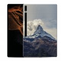 Дизайнерский силиконовый чехол для Samsung Galaxy Tab S8 Ultra вулкан