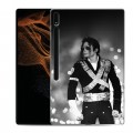 Дизайнерский силиконовый чехол для Samsung Galaxy Tab S8 Ultra Майкл Джексон