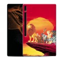 Дизайнерский силиконовый чехол для Samsung Galaxy Tab S8 Ultra Король лев