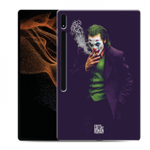 Дизайнерский силиконовый чехол для Samsung Galaxy Tab S8 Ultra Джокер