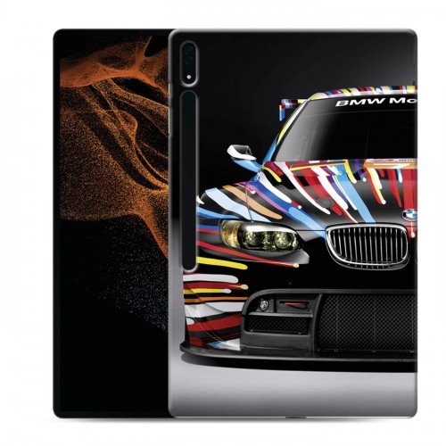 Дизайнерский силиконовый чехол для Samsung Galaxy Tab S8 Ultra BMW