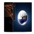 Дизайнерский силиконовый чехол для Samsung Galaxy Tab S8 Ultra Maserati
