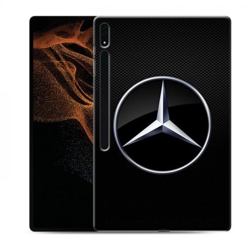 Дизайнерский силиконовый чехол для Samsung Galaxy Tab S8 Ultra Mercedes