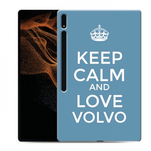 Дизайнерский силиконовый чехол для Samsung Galaxy Tab S8 Ultra Volvo