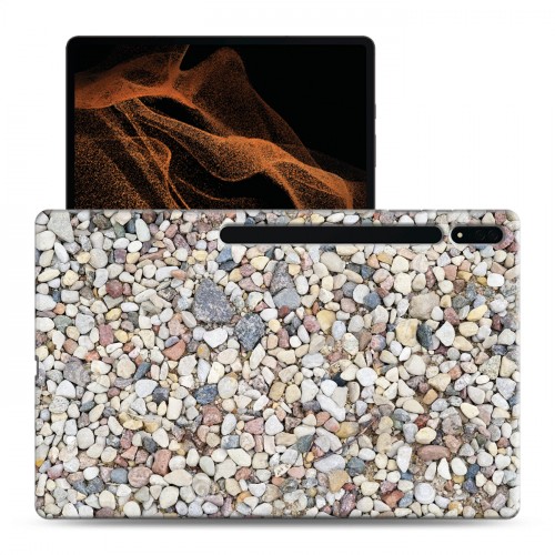 Дизайнерский силиконовый чехол для Samsung Galaxy Tab S8 Ultra Текстура камня