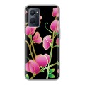 Дизайнерский силиконовый чехол для Realme 9i Люксовые цветы