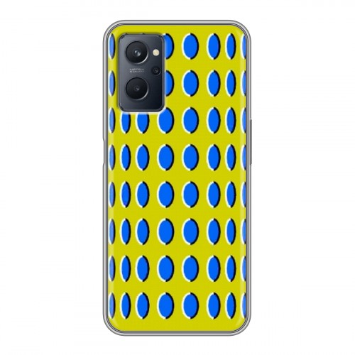 Дизайнерский силиконовый чехол для Realme 9i Оптические иллюзии