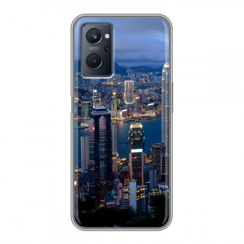 Дизайнерский пластиковый чехол для Realme 9i Гонконг