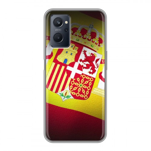 Дизайнерский силиконовый чехол для Realme 9i флаг Испании