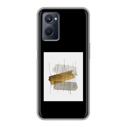 Дизайнерский силиконовый чехол для Realme 9i Стильные абстракции
