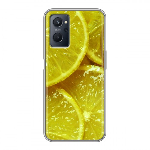 Дизайнерский силиконовый чехол для Realme 9i Лимон