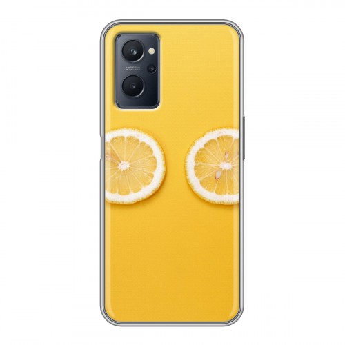 Дизайнерский силиконовый чехол для Realme 9i Лимон