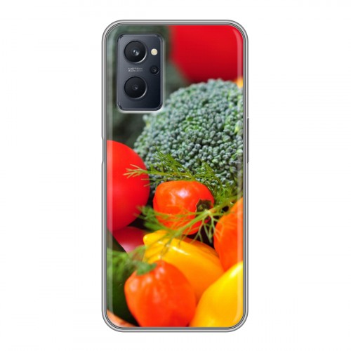 Дизайнерский силиконовый чехол для Realme 9i Овощи