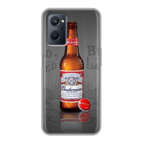 Дизайнерский силиконовый чехол для Realme 9i Budweiser
