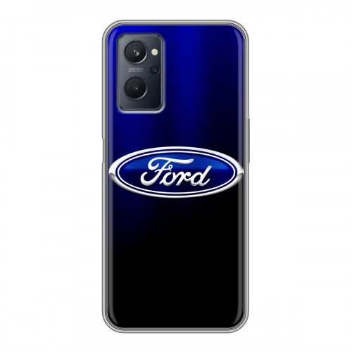 Дизайнерский силиконовый с усиленными углами чехол для Realme 9i Ford