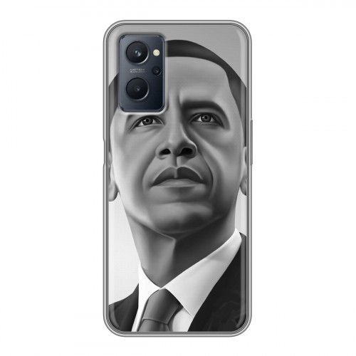 Дизайнерский силиконовый чехол для Realme 9i Барак Обама