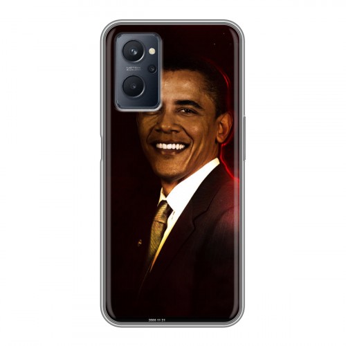Дизайнерский силиконовый чехол для Realme 9i Барак Обама