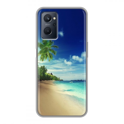 Дизайнерский силиконовый чехол для Realme 9i Пляж