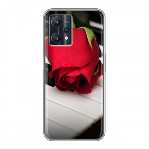 Дизайнерский силиконовый чехол для Realme 9 Pro Розы