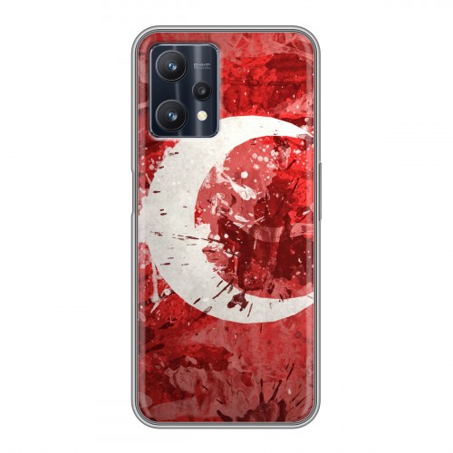 Дизайнерский силиконовый чехол для Realme 9 Pro Флаг Турции