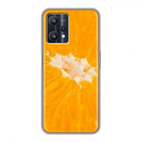 Дизайнерский силиконовый с усиленными углами чехол для Realme 9 Pro Апельсины