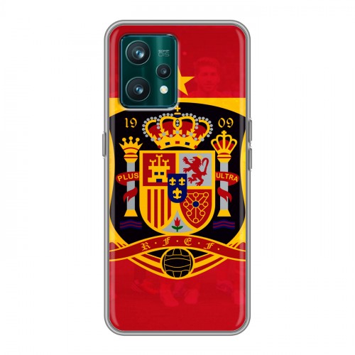 Дизайнерский пластиковый чехол для Realme 9 Pro Plus флаг Испании