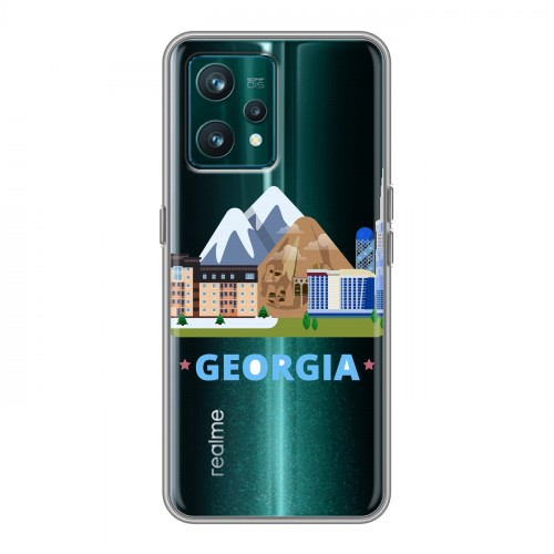Дизайнерский пластиковый чехол для Realme 9 Pro Plus Грузия