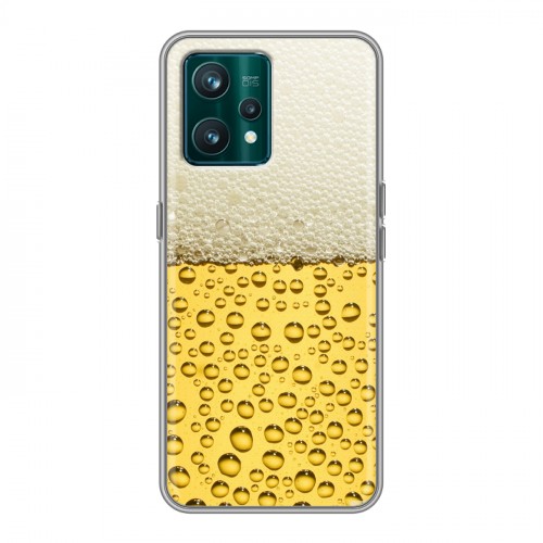 Дизайнерский пластиковый чехол для Realme 9 Pro Plus Пузырьки пива