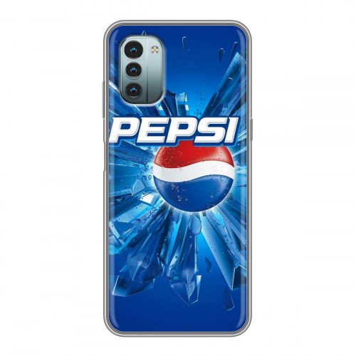 Дизайнерский силиконовый чехол для Nokia G11 Pepsi