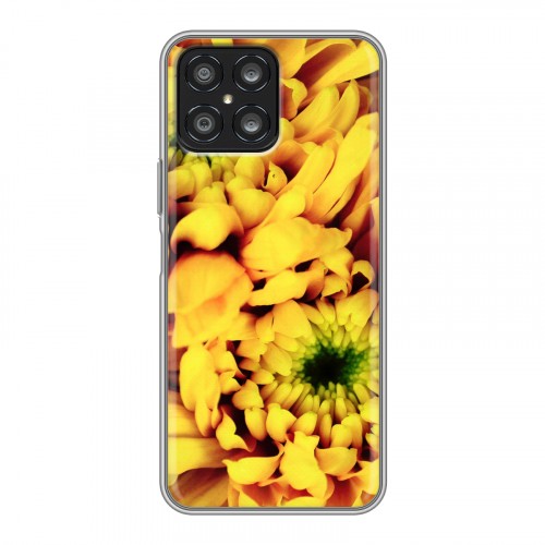 Дизайнерский силиконовый чехол для Huawei Honor X8 Монохромные цветы