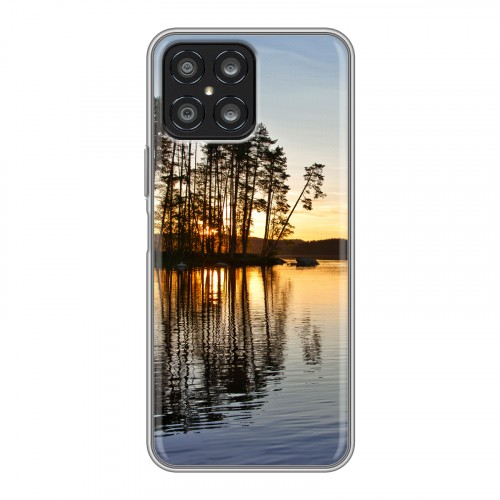 Дизайнерский силиконовый чехол для Huawei Honor X8 озеро
