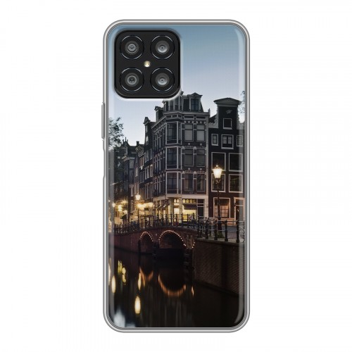 Дизайнерский силиконовый чехол для Huawei Honor X8 амстердам