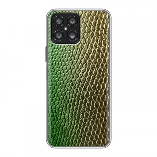 Дизайнерский силиконовый чехол для Huawei Honor X8 Кожа змей