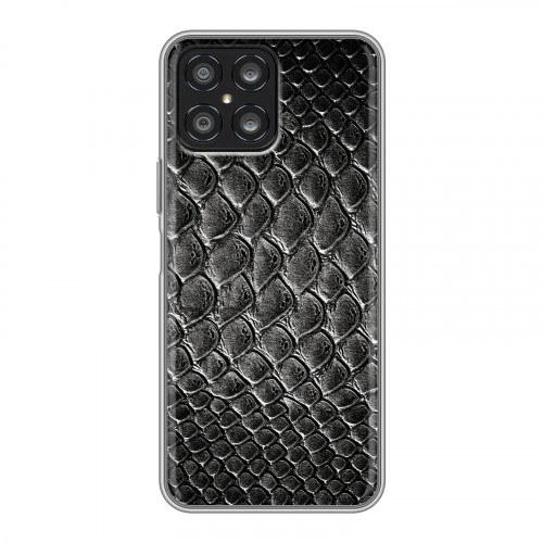 Дизайнерский силиконовый чехол для Huawei Honor X8 Кожа змеи