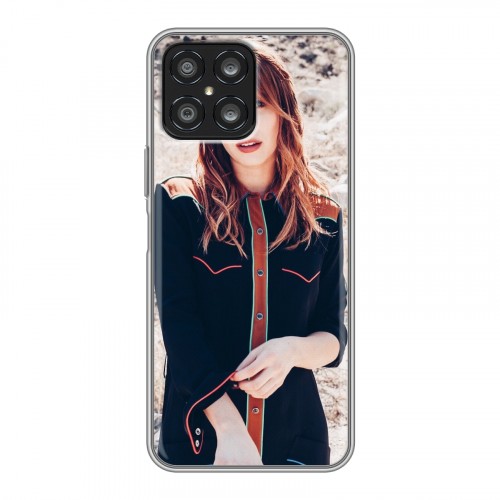 Дизайнерский силиконовый чехол для Huawei Honor X8 Эмма Робертс