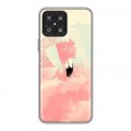 Дизайнерский силиконовый чехол для Huawei Honor X8 Розовые фламинго