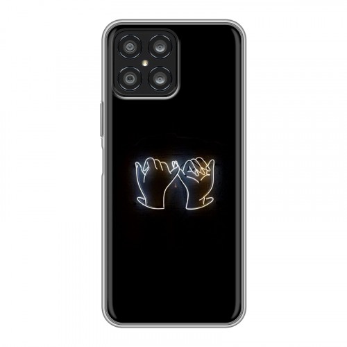 Дизайнерский силиконовый чехол для Huawei Honor X8 Неоновые образы