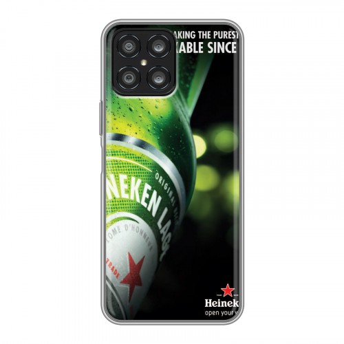 Дизайнерский силиконовый чехол для Huawei Honor X8 Heineken