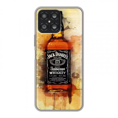 Дизайнерский силиконовый чехол для Huawei Honor X8 Jack Daniels