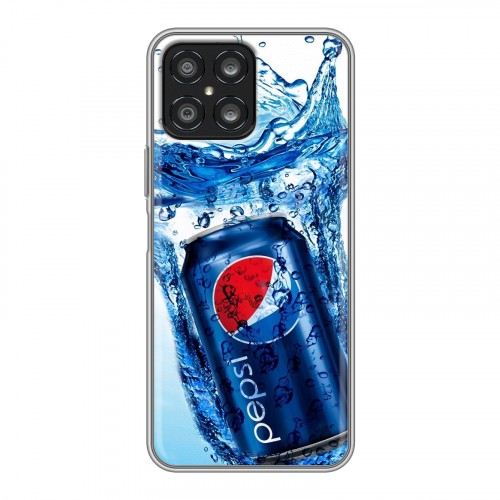 Дизайнерский силиконовый чехол для Huawei Honor X8 Pepsi
