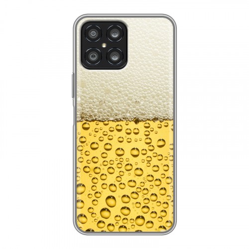 Дизайнерский силиконовый чехол для Huawei Honor X8 Пузырьки пива