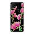 Дизайнерский силиконовый чехол для Xiaomi Redmi 10C Люксовые цветы