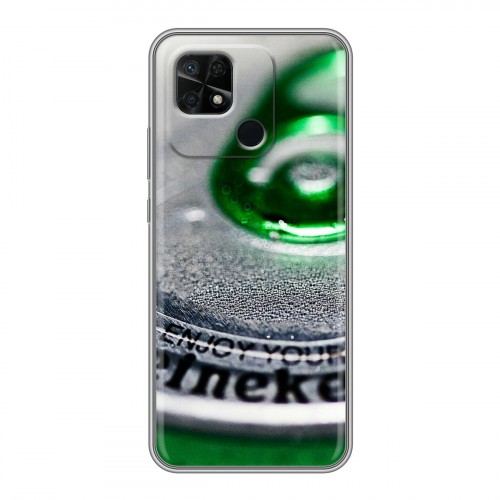 Дизайнерский силиконовый чехол для Xiaomi Redmi 10C Heineken