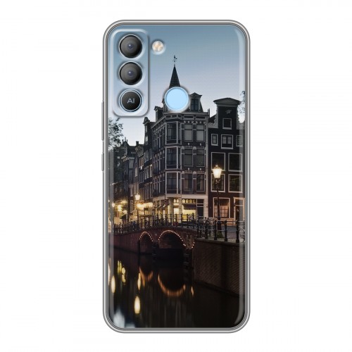 Дизайнерский силиконовый чехол для Tecno Pop 5 LTE амстердам