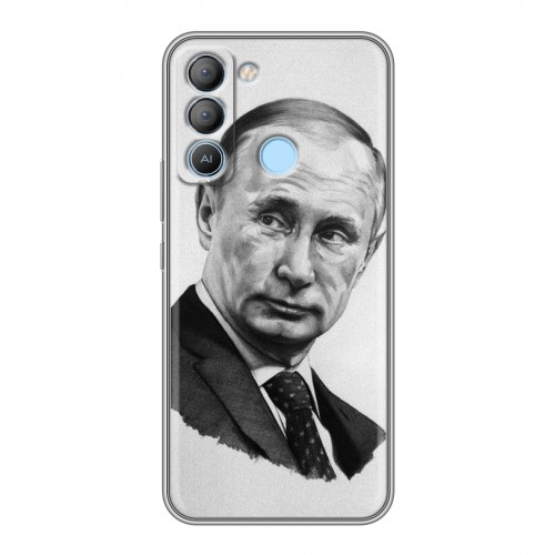 Дизайнерский силиконовый с усиленными углами чехол для Tecno Pop 5 LTE В.В.Путин 