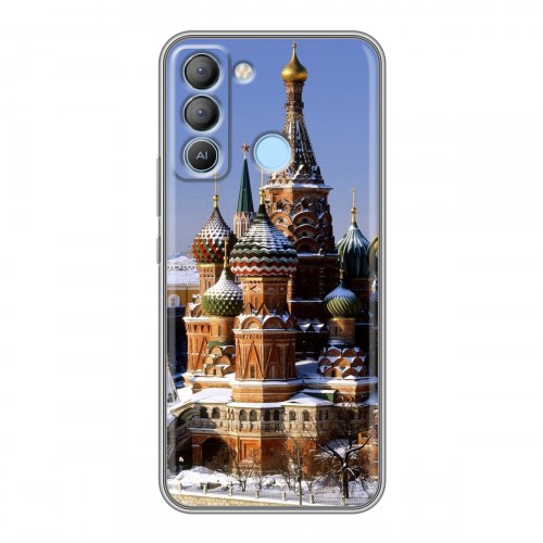 Дизайнерский силиконовый чехол для Tecno Pop 5 LTE Москва