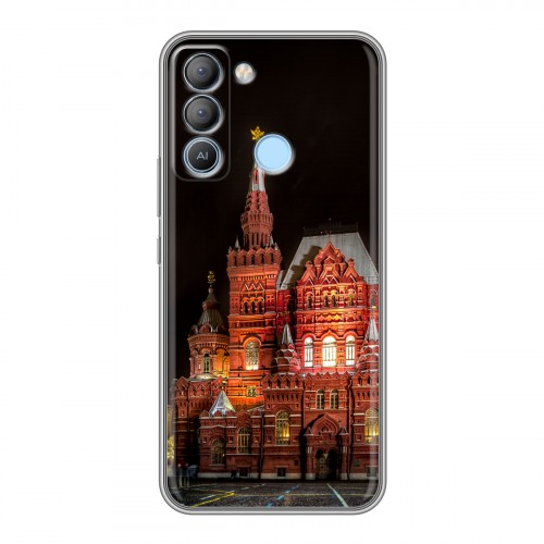 Дизайнерский силиконовый с усиленными углами чехол для Tecno Pop 5 LTE Москва